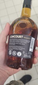 Concourt Brandy etykieta