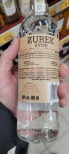 Żurek żytni wódka